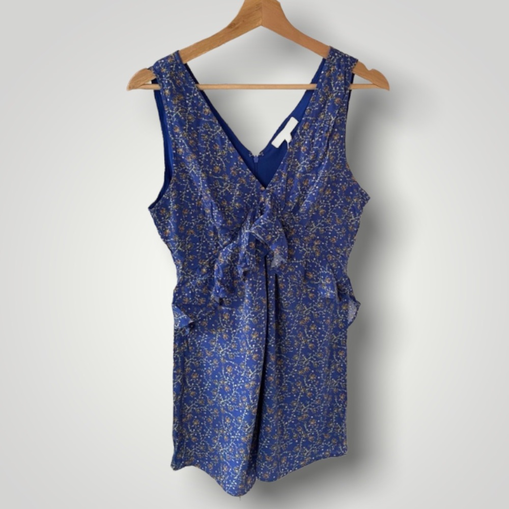 NEW✨Chelsea & Violet • Blue Floral Romper